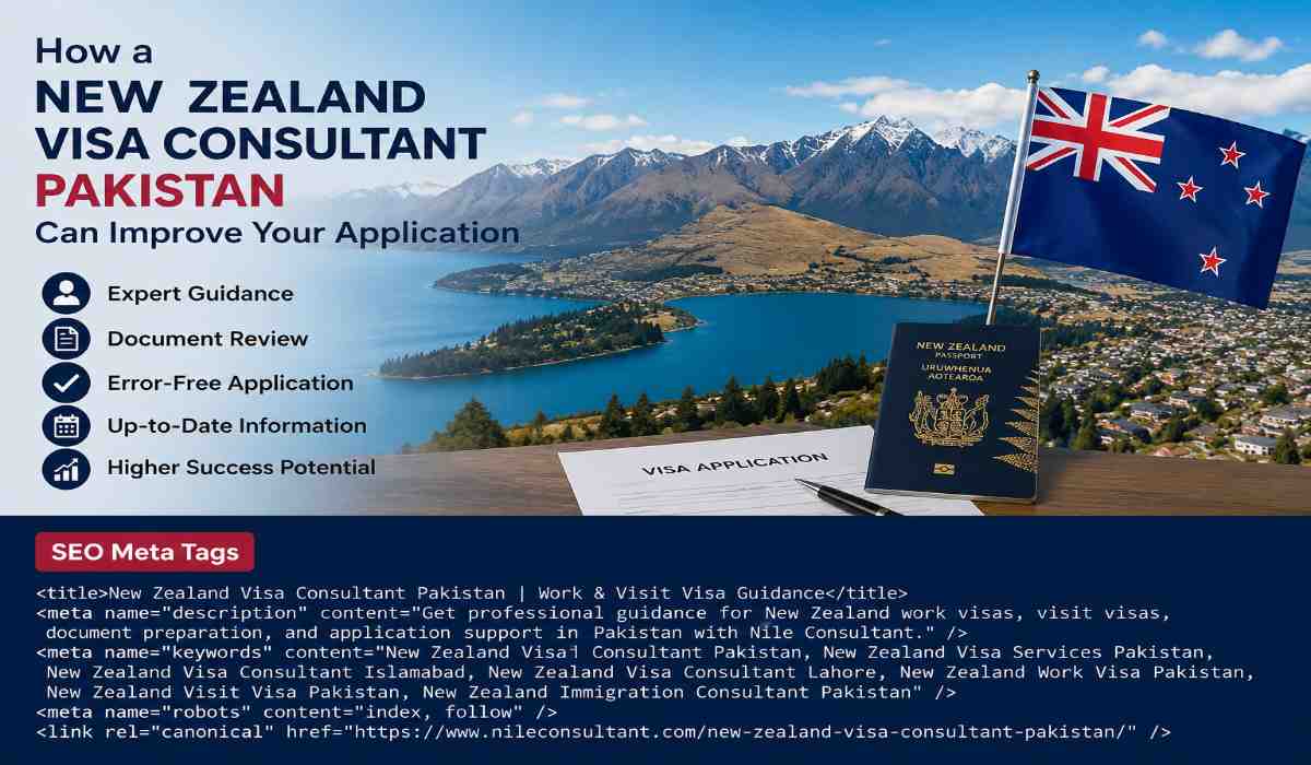 How a New Zealand Visa Consultant Pakistan Ca‌n Improve Your Appli​cation