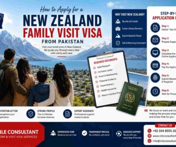 How to Apply for a New Zealand Family Visit Visa from Pakistan