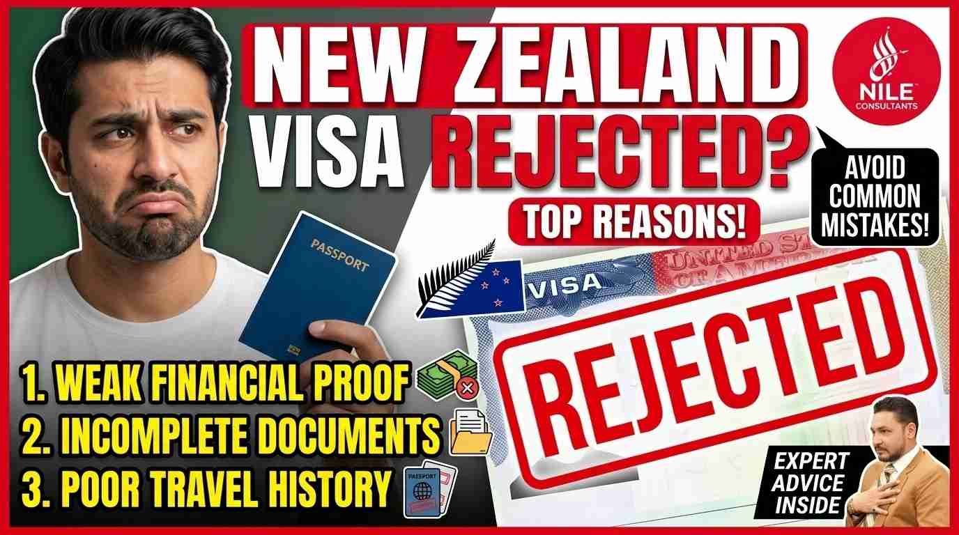Wh‍y New Zeala⁠n‍d Visa Gets Rej‌ected? Top Reason​s for‍ Visa Refusal‌